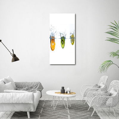 Acrylic print Fruit underwater