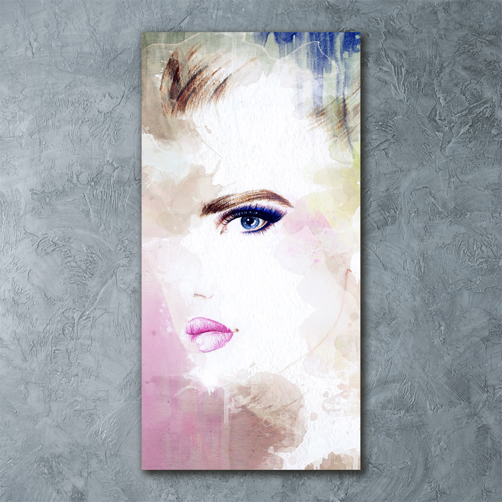 Print on acrylic glass Abstraction woman