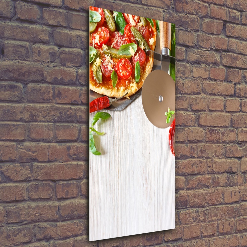 Acrylic print Pizza