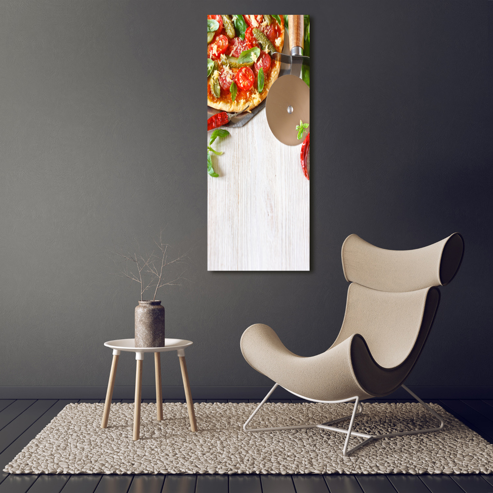 Acrylic print Pizza