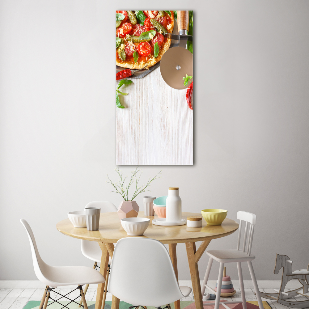 Acrylic print Pizza