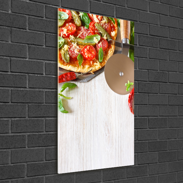 Acrylic print Pizza