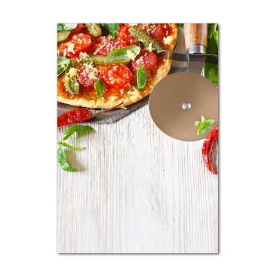 Acrylic print Pizza