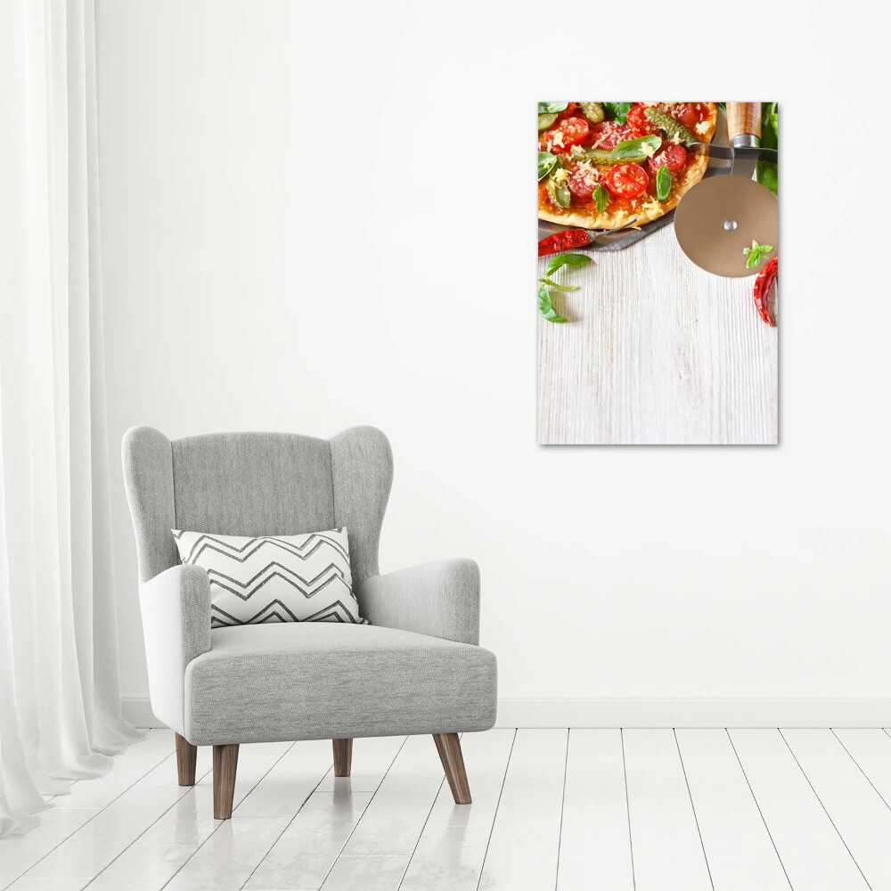 Acrylic print Pizza