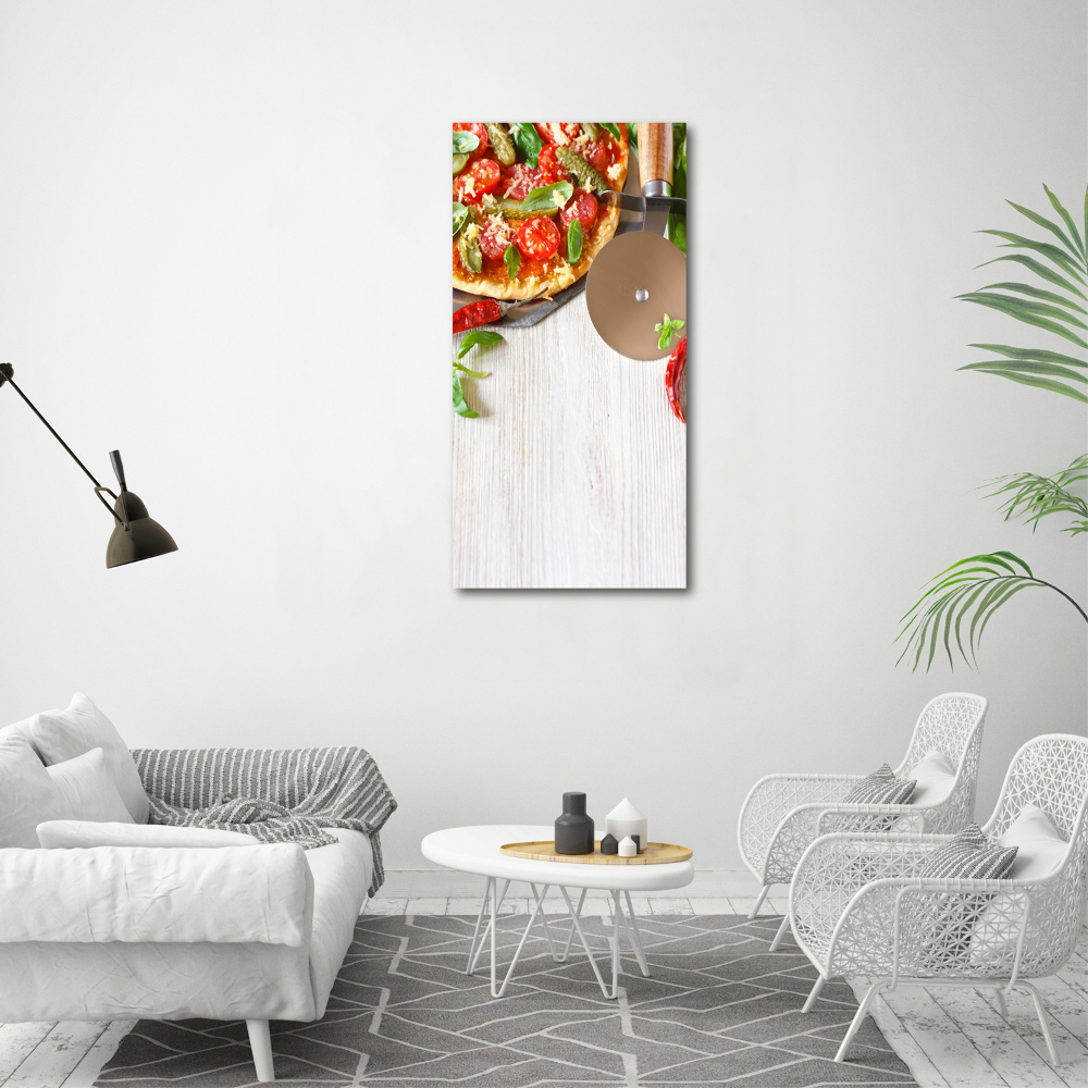 Acrylic print Pizza