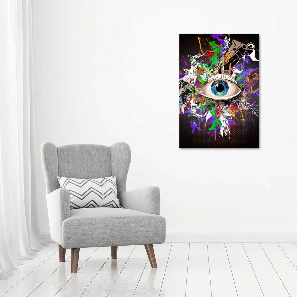 Print on acrylic Eye abstraction