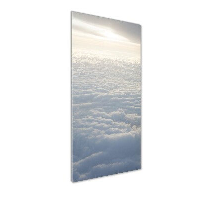 Acrylic wall art Flight over the clouds