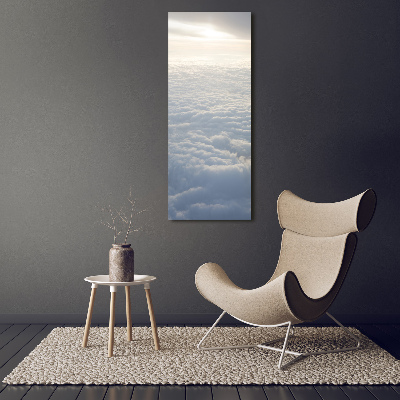 Acrylic wall art Flight over the clouds