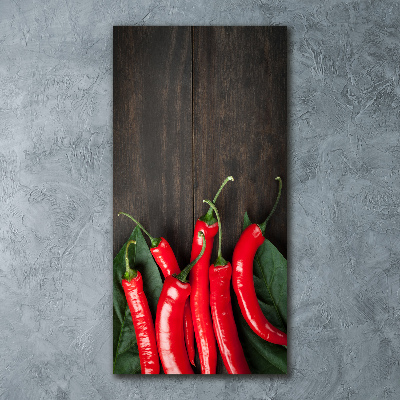 Acrylic print Chilli peppers