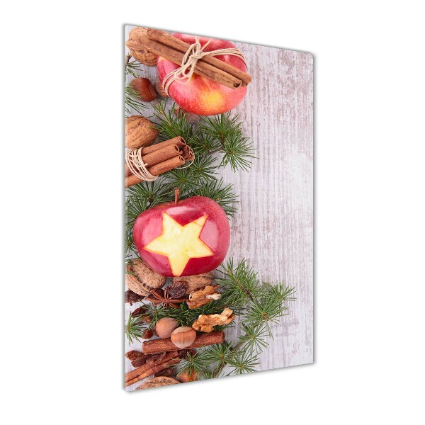 Acrylic print Christmas apples