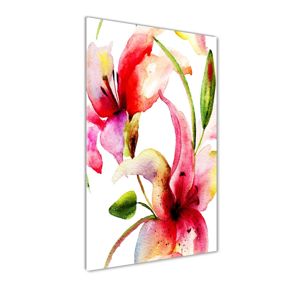 Wall art acrylic Lilia flowers