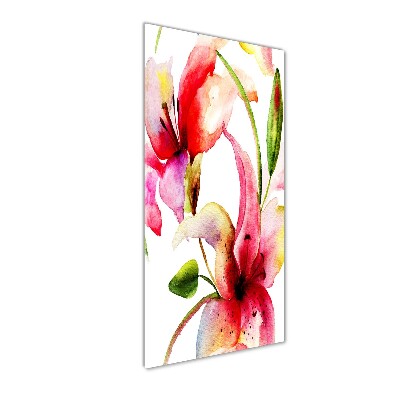 Wall art acrylic Lilia flowers