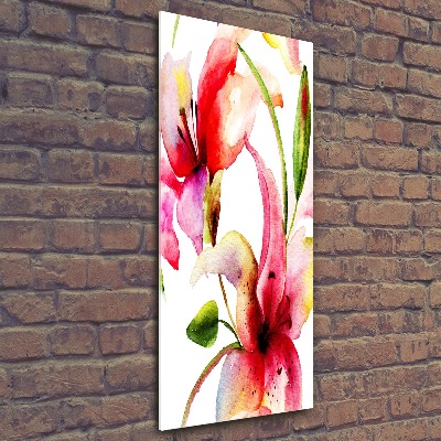 Wall art acrylic Lilia flowers