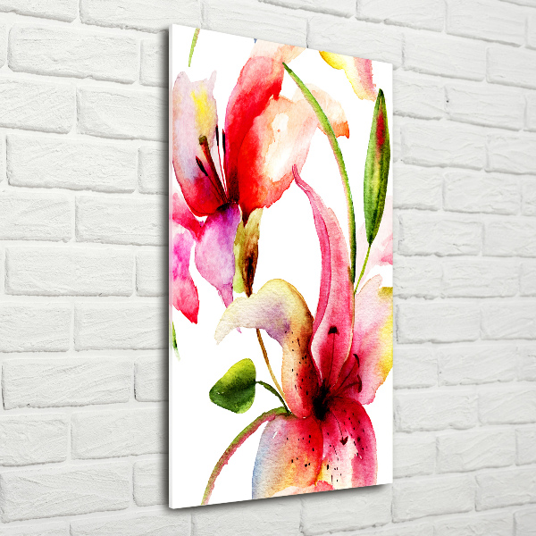 Wall art acrylic Lilia flowers