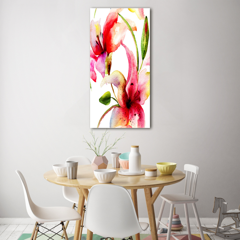 Wall art acrylic Lilia flowers