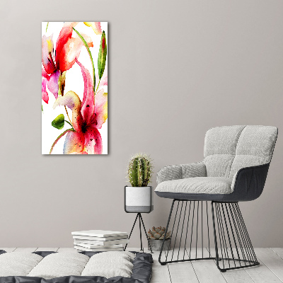 Wall art acrylic Lilia flowers