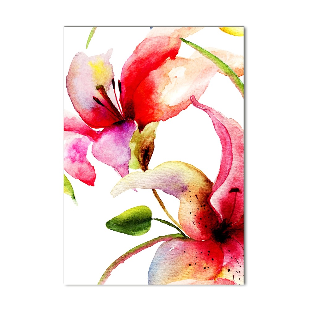 Wall art acrylic Lilia flowers