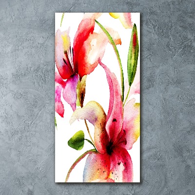 Wall art acrylic Lilia flowers