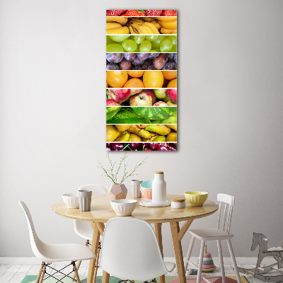 Acrylic print Colorful fruit