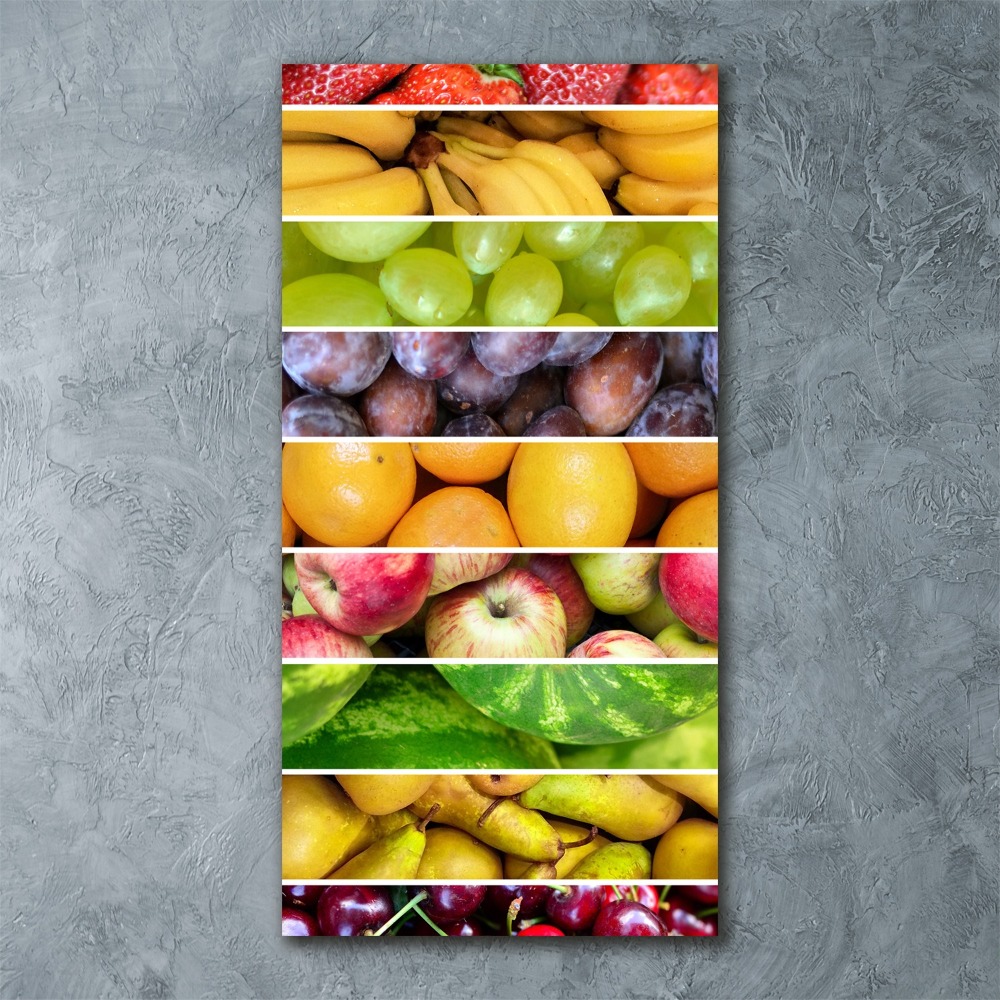 Acrylic print Colorful fruit