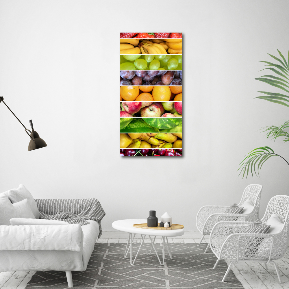 Acrylic print Colorful fruit