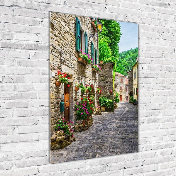 Wall art acrylic Charming street