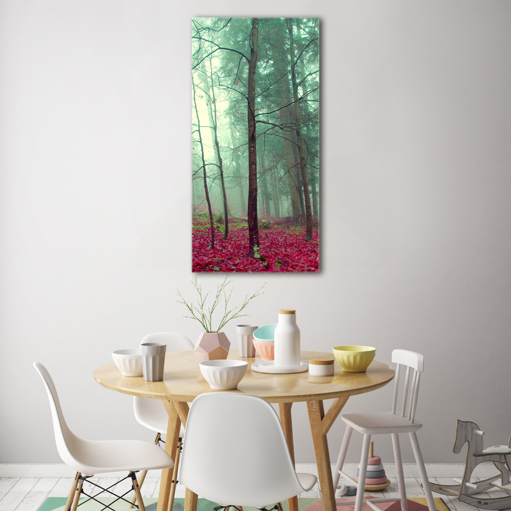 Print on acrylic Forest in autumn