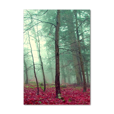 Print on acrylic Forest in autumn