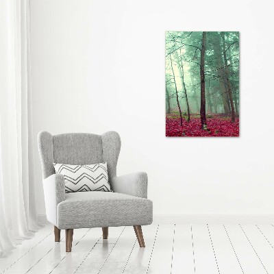 Print on acrylic Forest in autumn