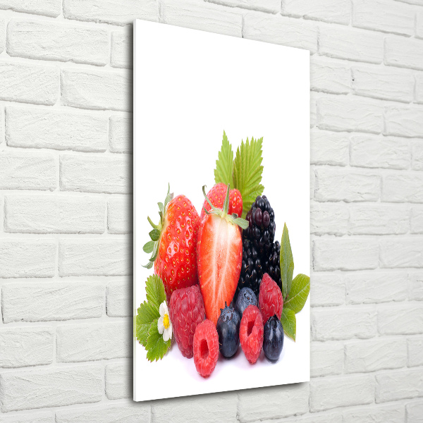 Print on acrylic glass Forest fruits