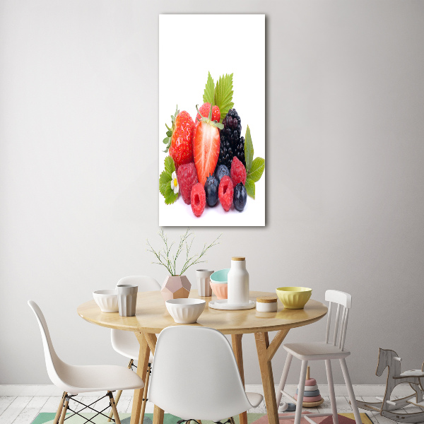 Print on acrylic glass Forest fruits