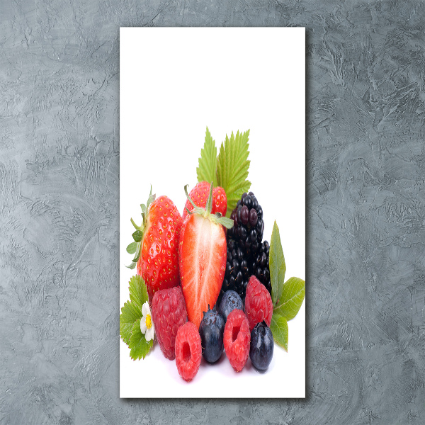 Print on acrylic glass Forest fruits