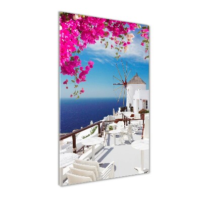 Wall art acrylic Santorini Greece