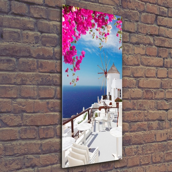 Wall art acrylic Santorini Greece