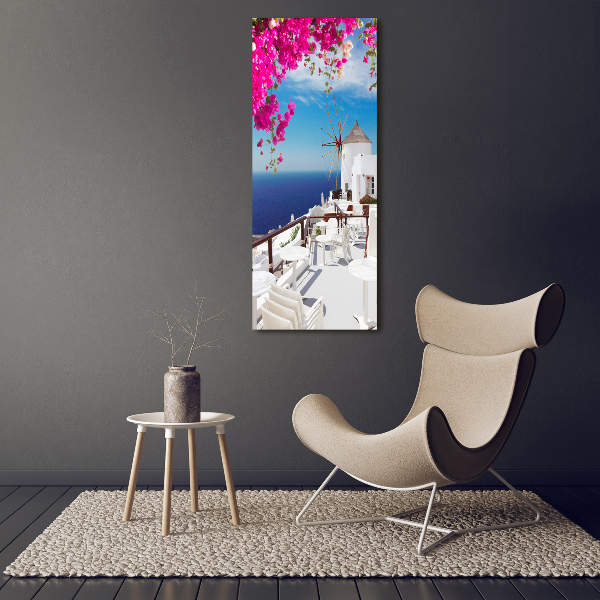 Wall art acrylic Santorini Greece