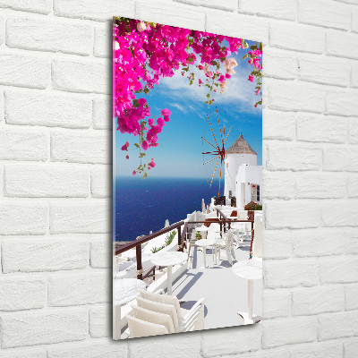 Wall art acrylic Santorini Greece