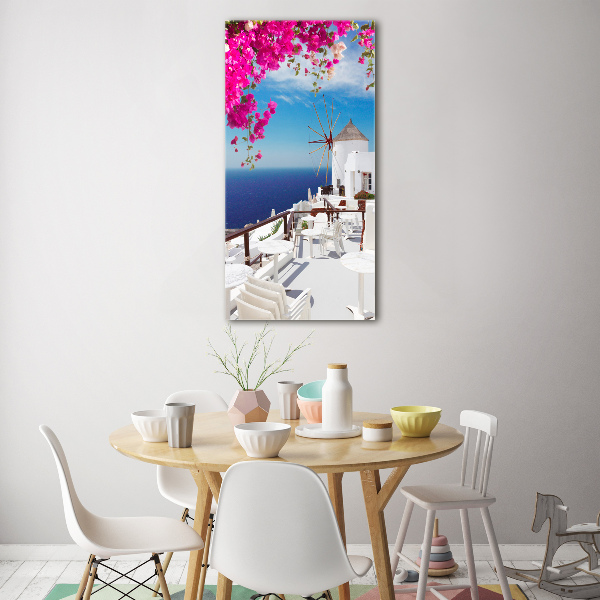 Wall art acrylic Santorini Greece