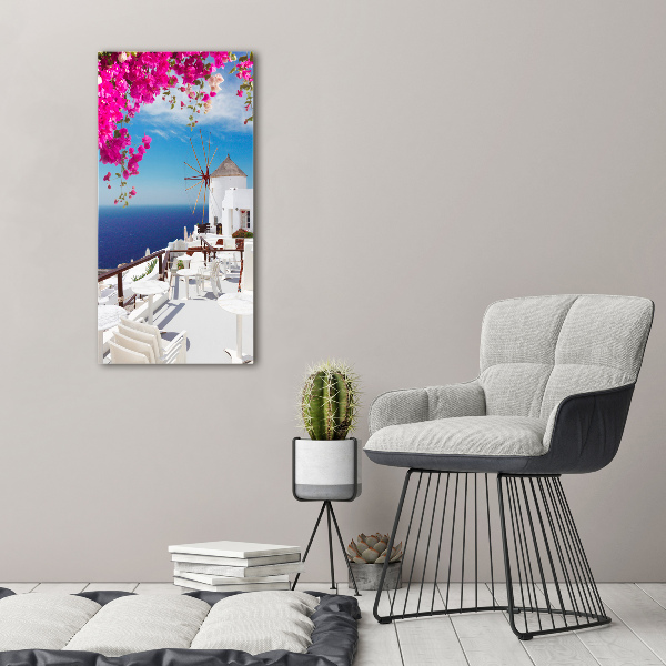 Wall art acrylic Santorini Greece