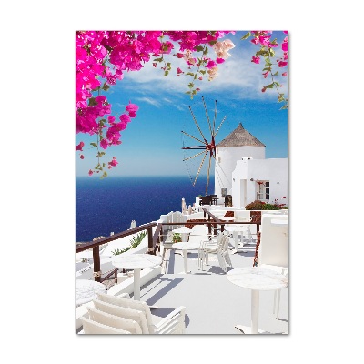 Wall art acrylic Santorini Greece