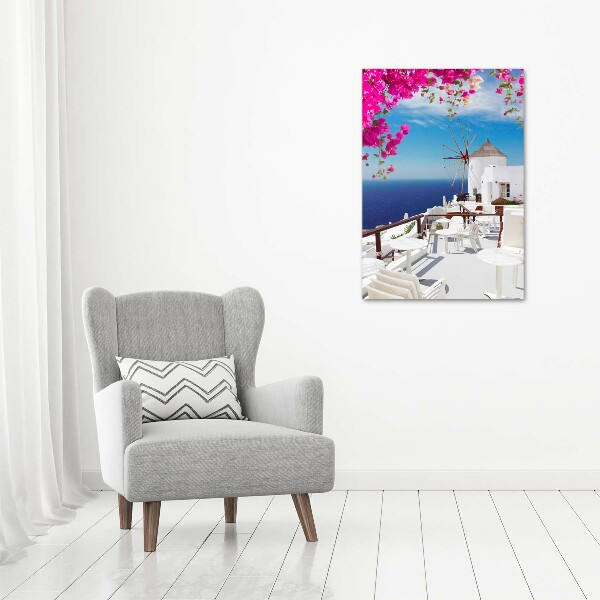 Wall art acrylic Santorini Greece