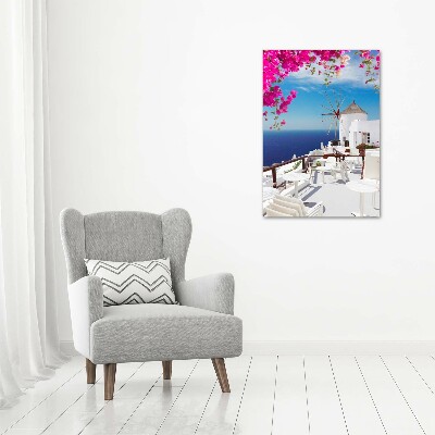 Wall art acrylic Santorini Greece