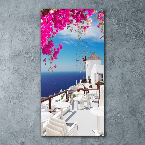 Wall art acrylic Santorini Greece