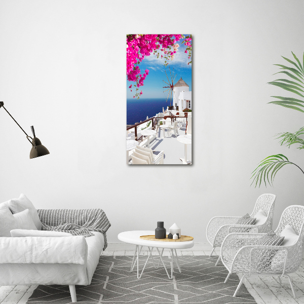 Wall art acrylic Santorini Greece