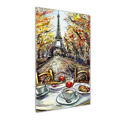 Acrylic wall art Breakfast in Paris