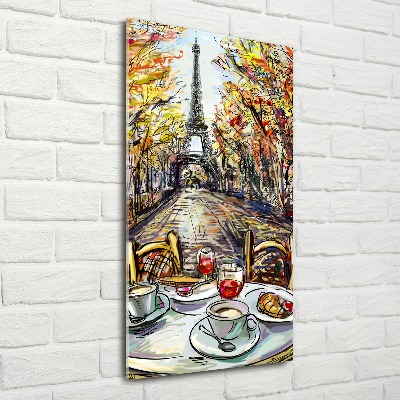 Acrylic wall art Breakfast in Paris