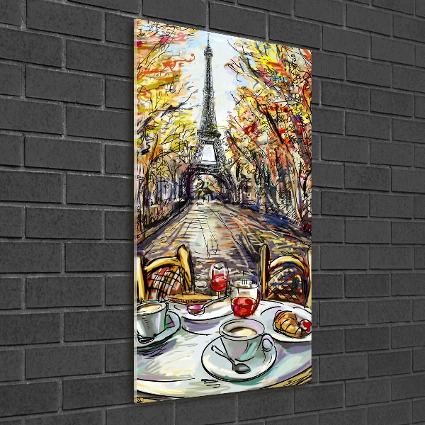 Acrylic wall art Breakfast in Paris