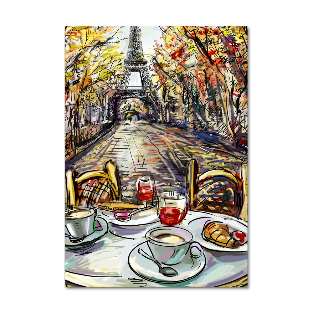 Acrylic wall art Breakfast in Paris