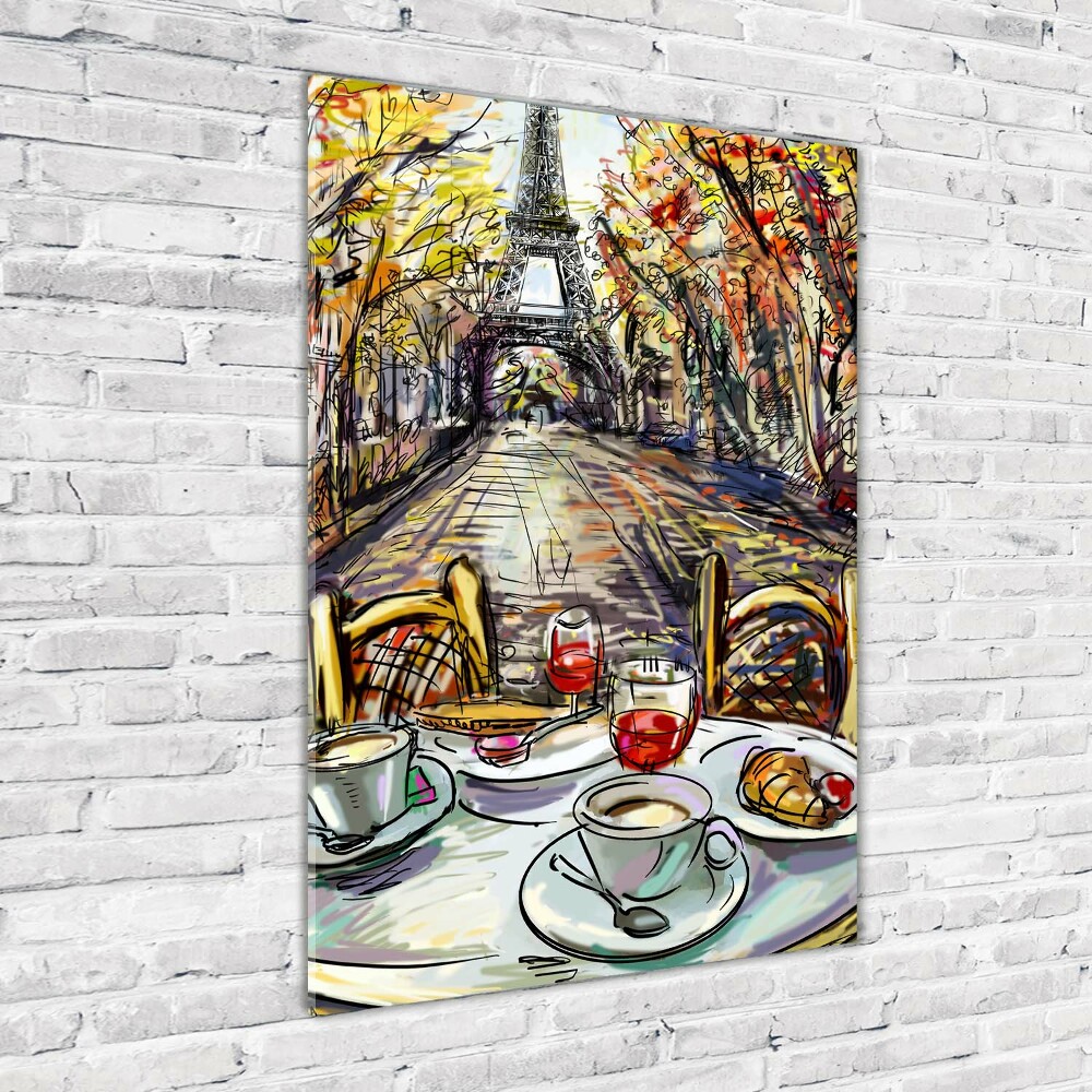 Acrylic wall art Breakfast in Paris