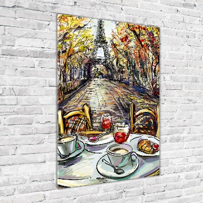 Acrylic wall art Breakfast in Paris