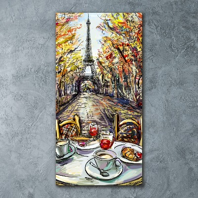 Acrylic wall art Breakfast in Paris